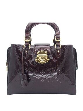 Louis Vuitton Melrose Avenue Amarante Monogram Vernis Handbag